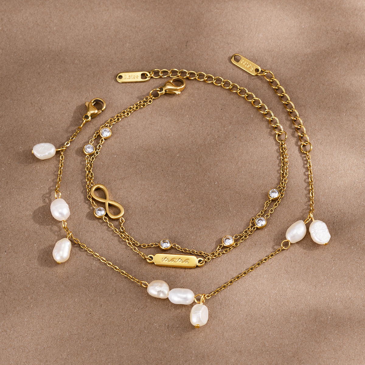 J&D  Freshwater Pearl Bracelet