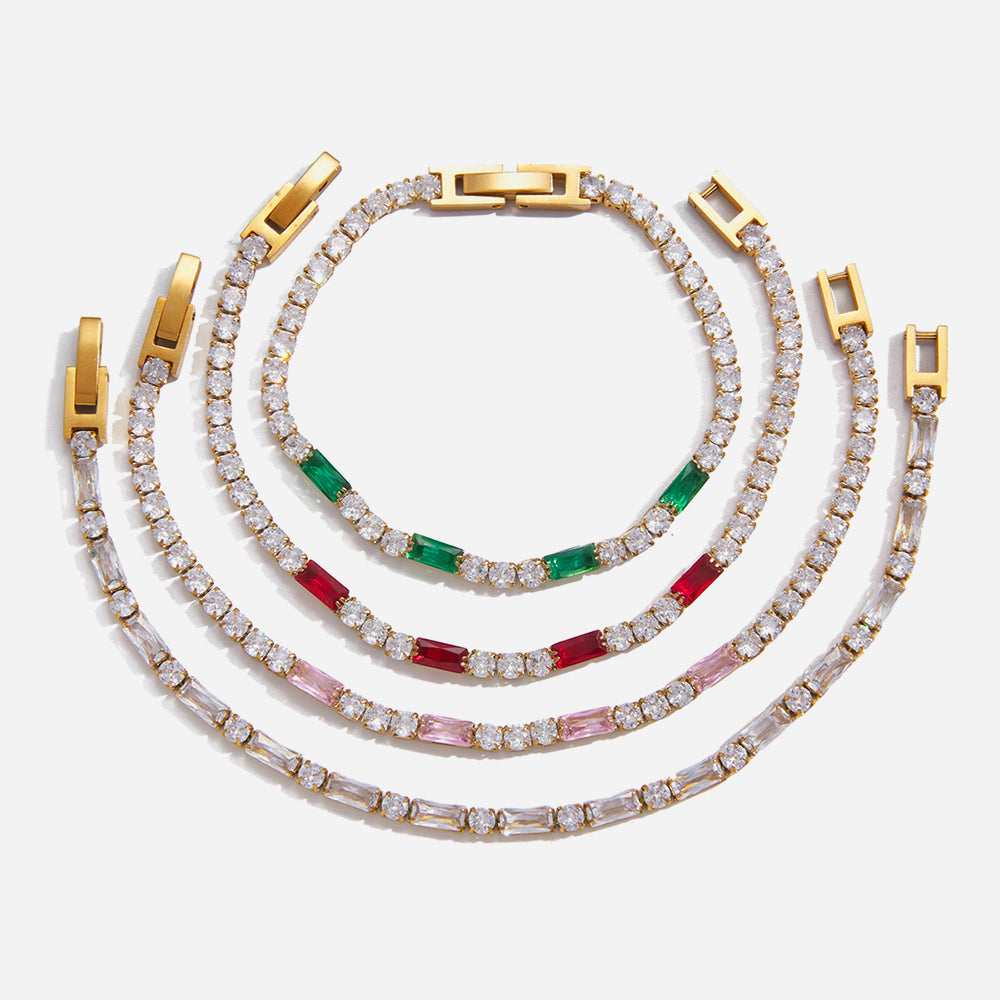 J&D  Chain Bracelet Colorful