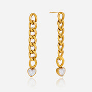 J&D  Earrings Classic Teardrop-shaped Cubic
