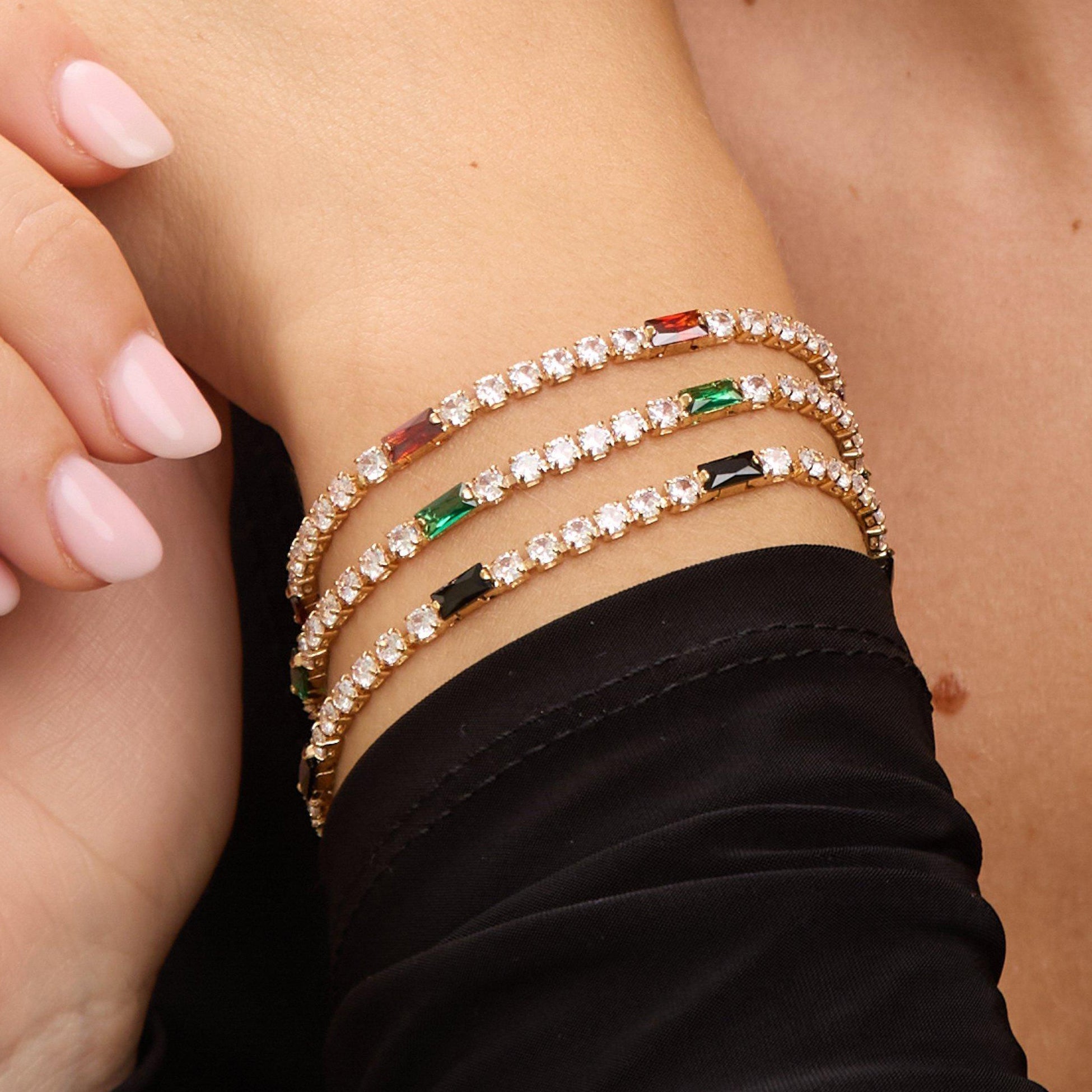 J&D  Chain Bracelet Colorful