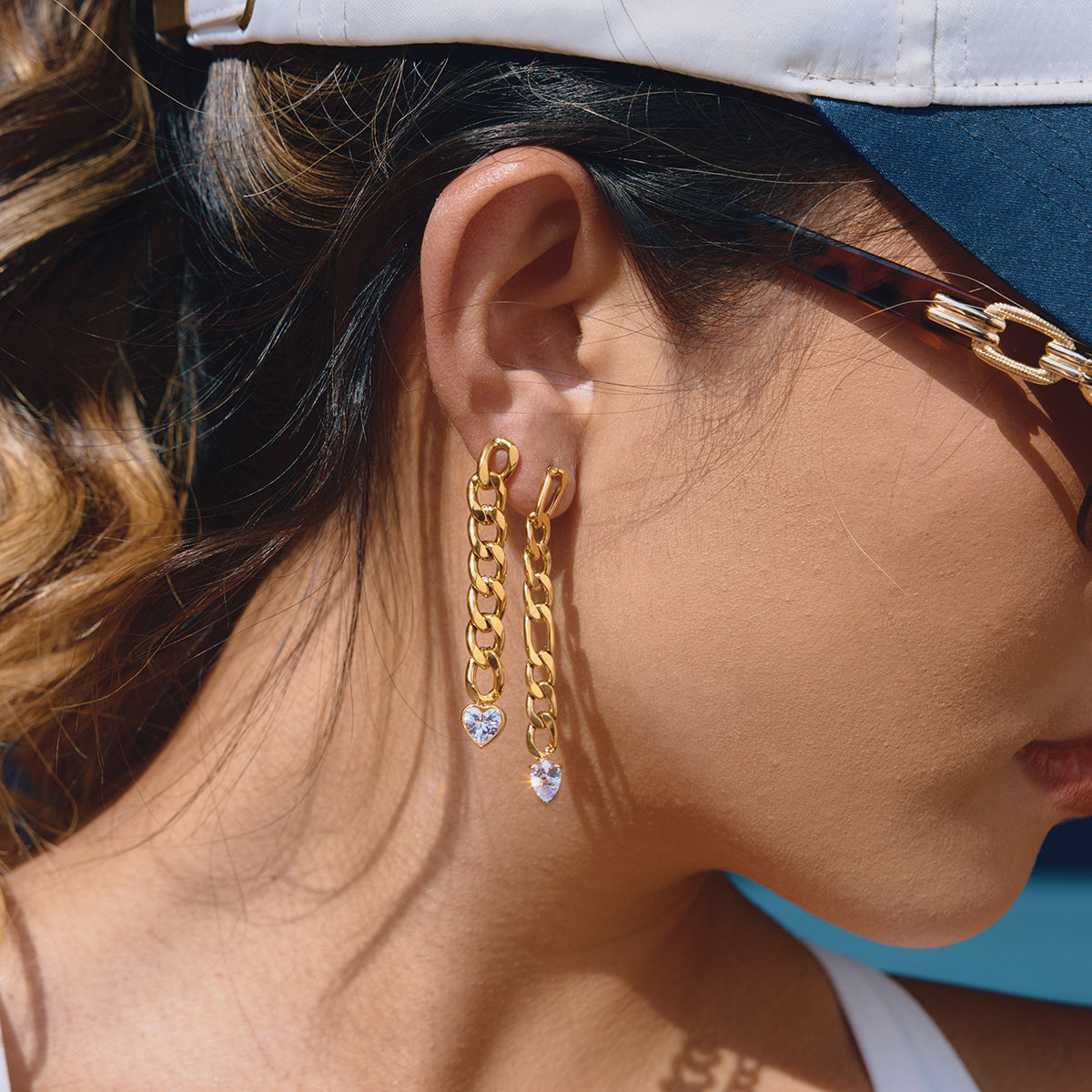 J&D  Earrings Classic Teardrop-shaped Cubic