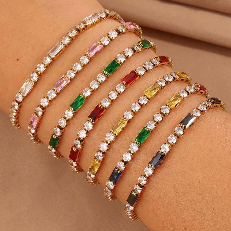 J&D  Chain Bracelet Colorful