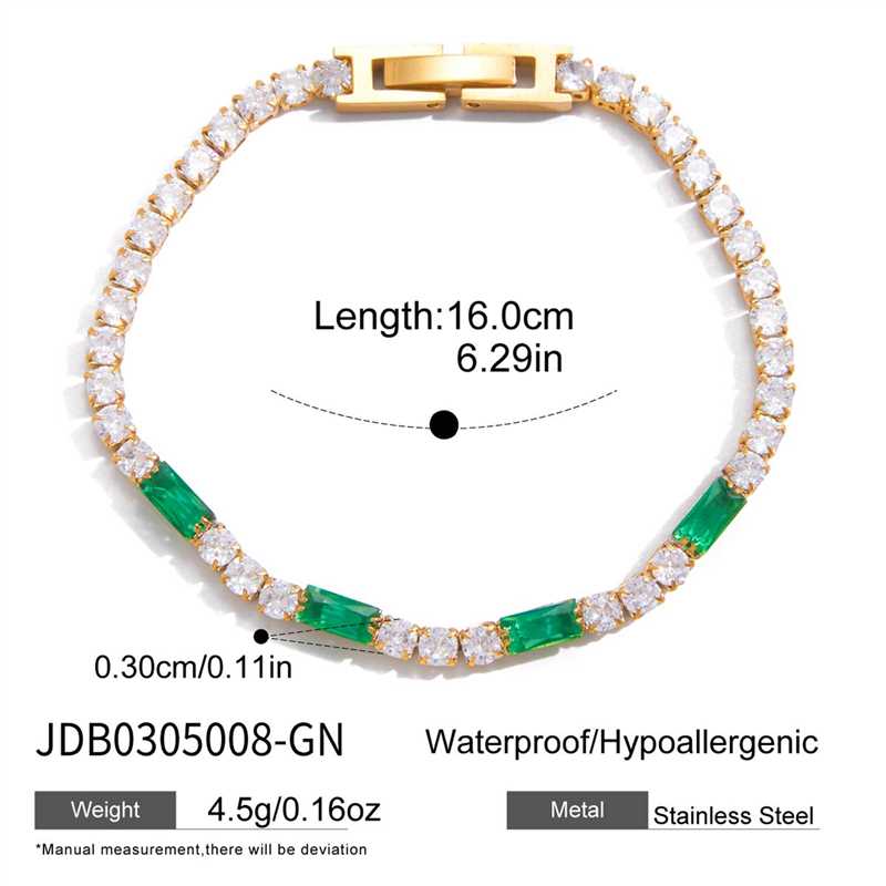 J&D  Chain Bracelet Colorful