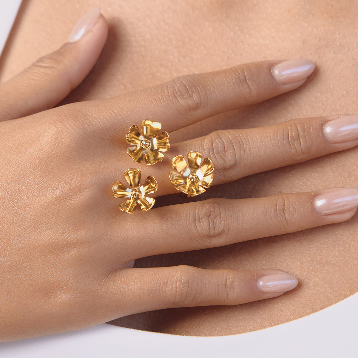 J&D  Chunky Opening Rings Party Prom