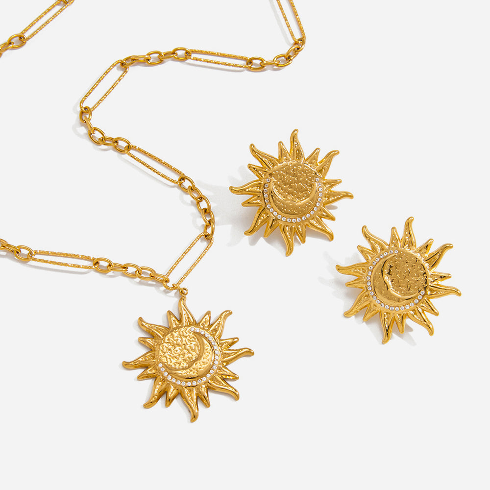J&D  Classic Hammered Moon Sun