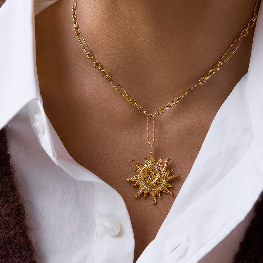 J&D  Classic Hammered Moon Sun