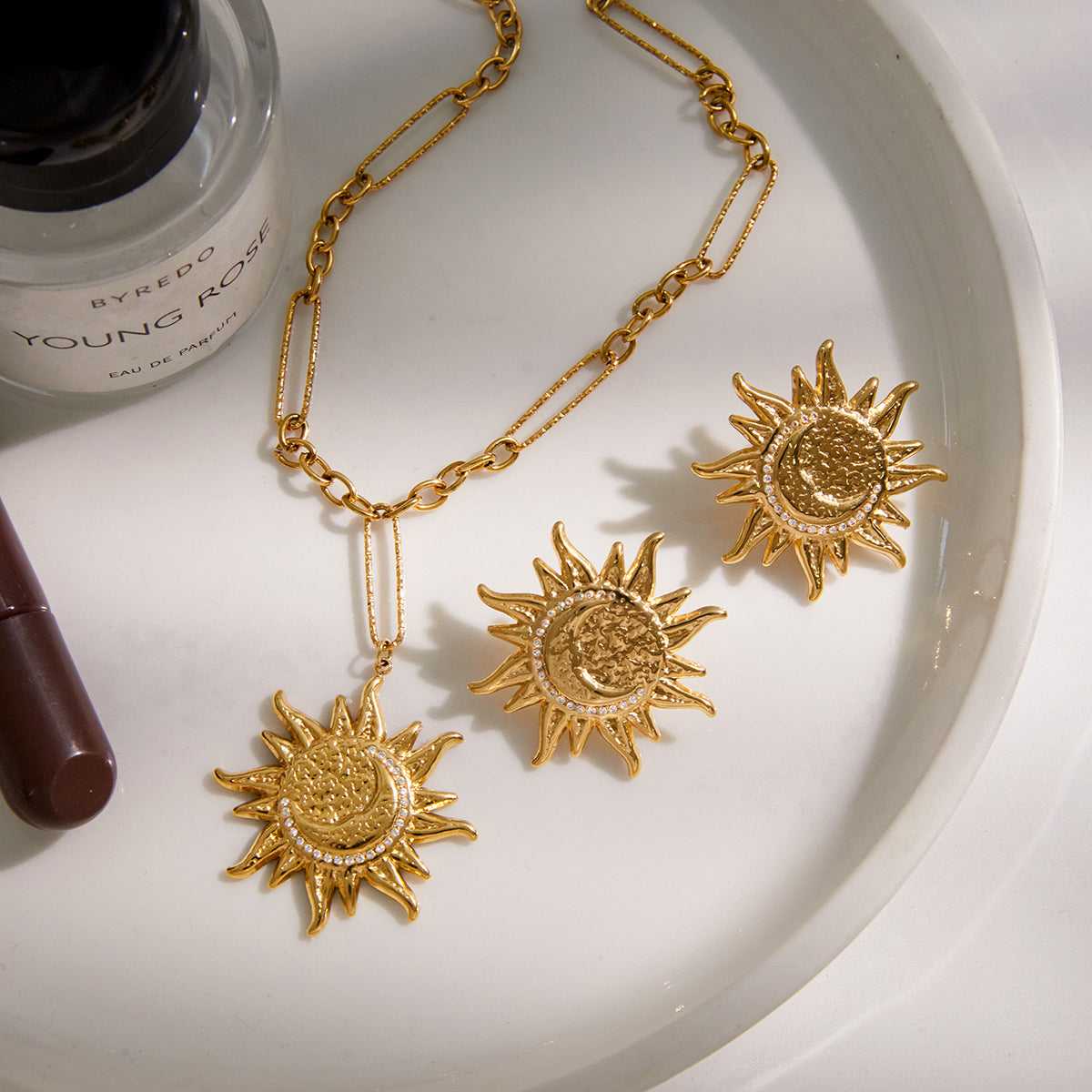 J&D  Classic Hammered Moon Sun
