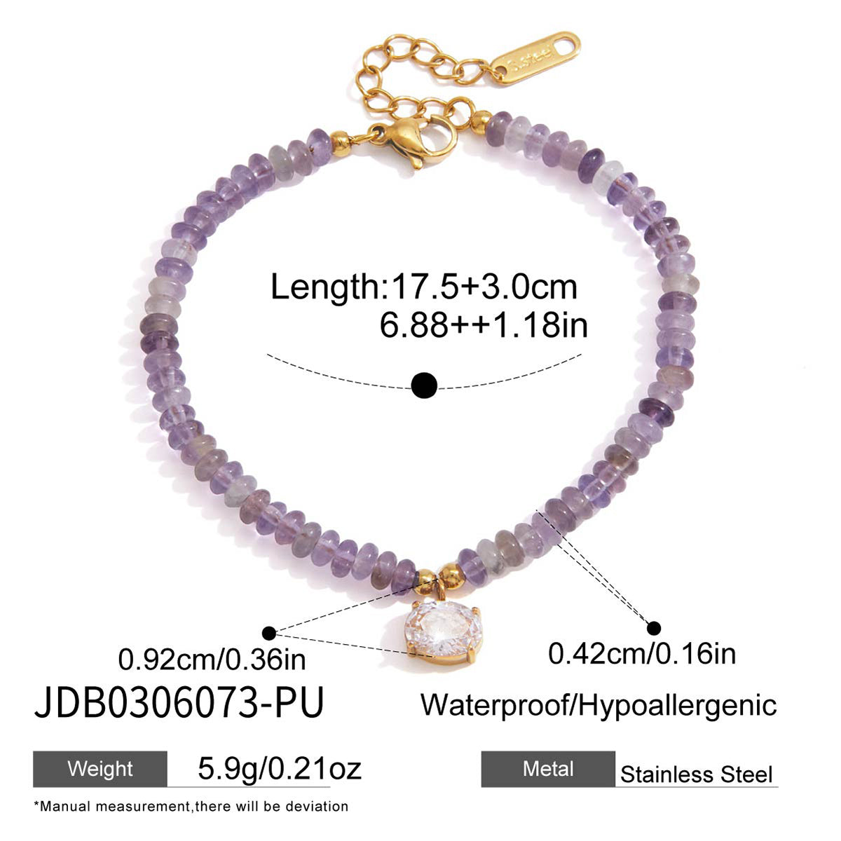 Star Zircon Pendant