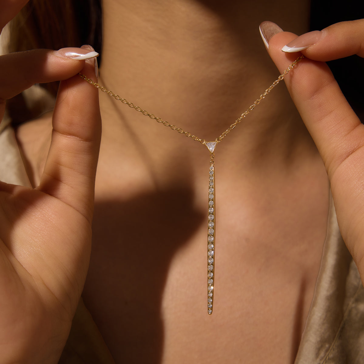 Triangle Tie Shaped
