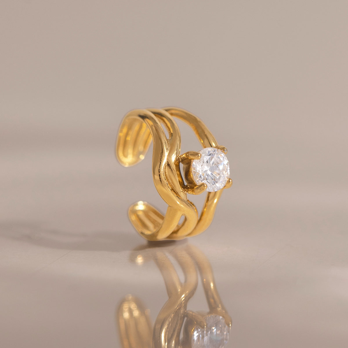 Ear Cuff Classic Zircon Line