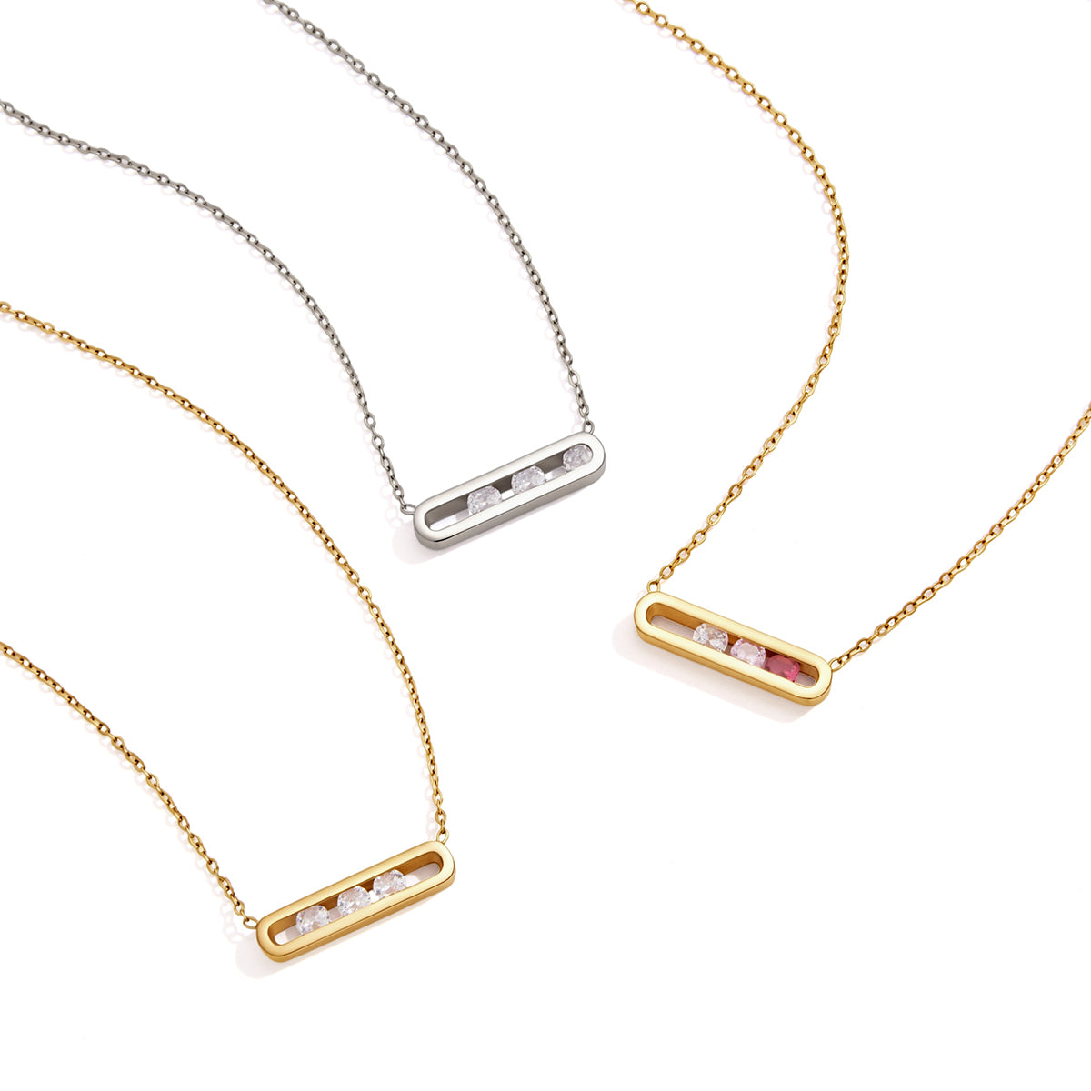 Sliding Pendant Necklace