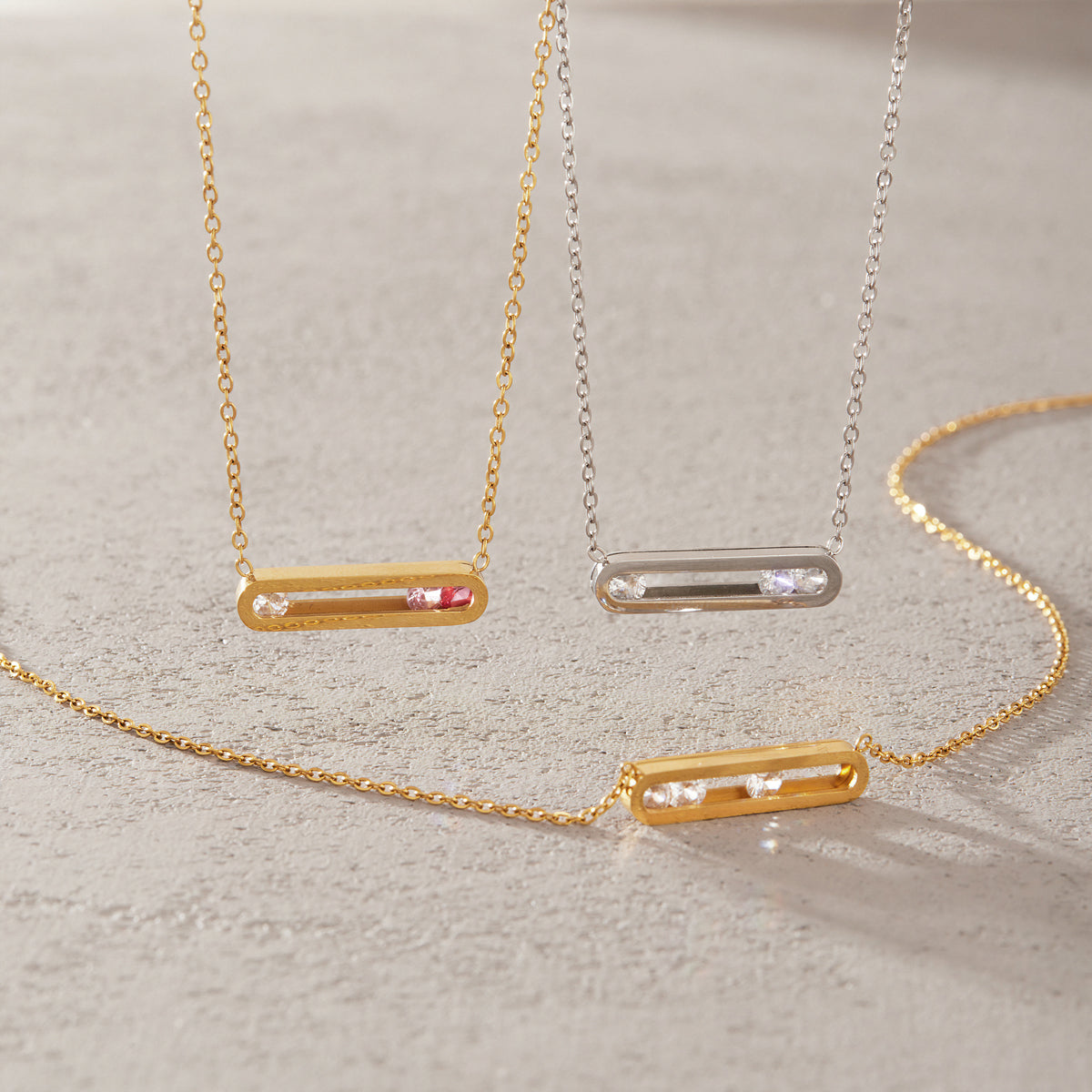 Sliding Pendant Necklace
