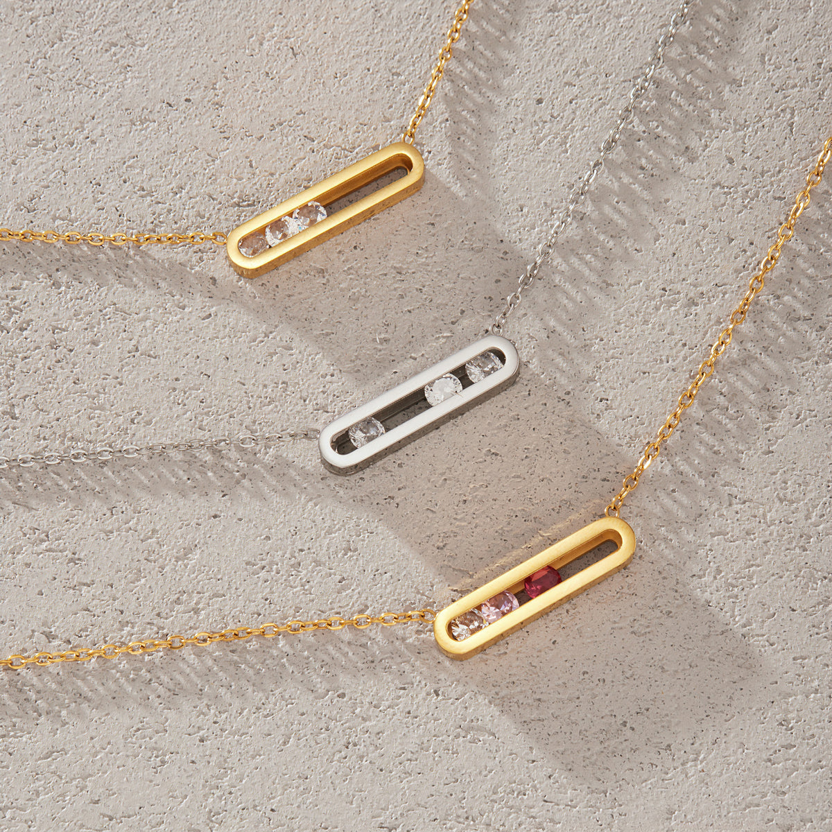 Sliding Pendant Necklace