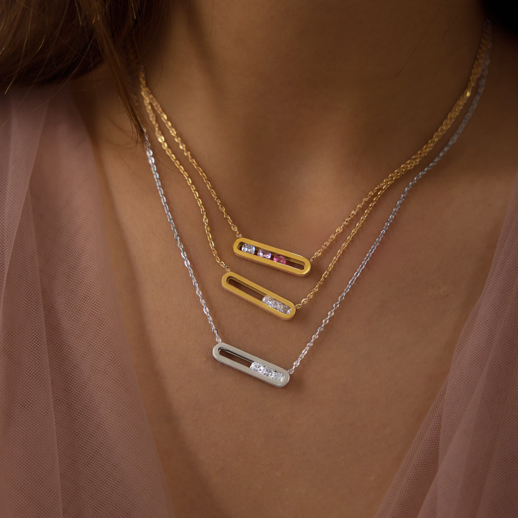 Sliding Pendant Necklace