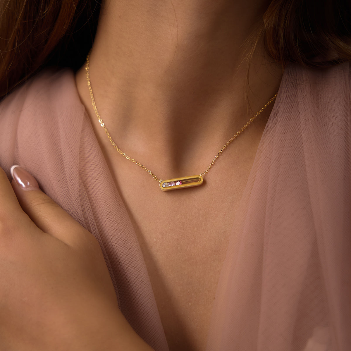 Sliding Pendant Necklace