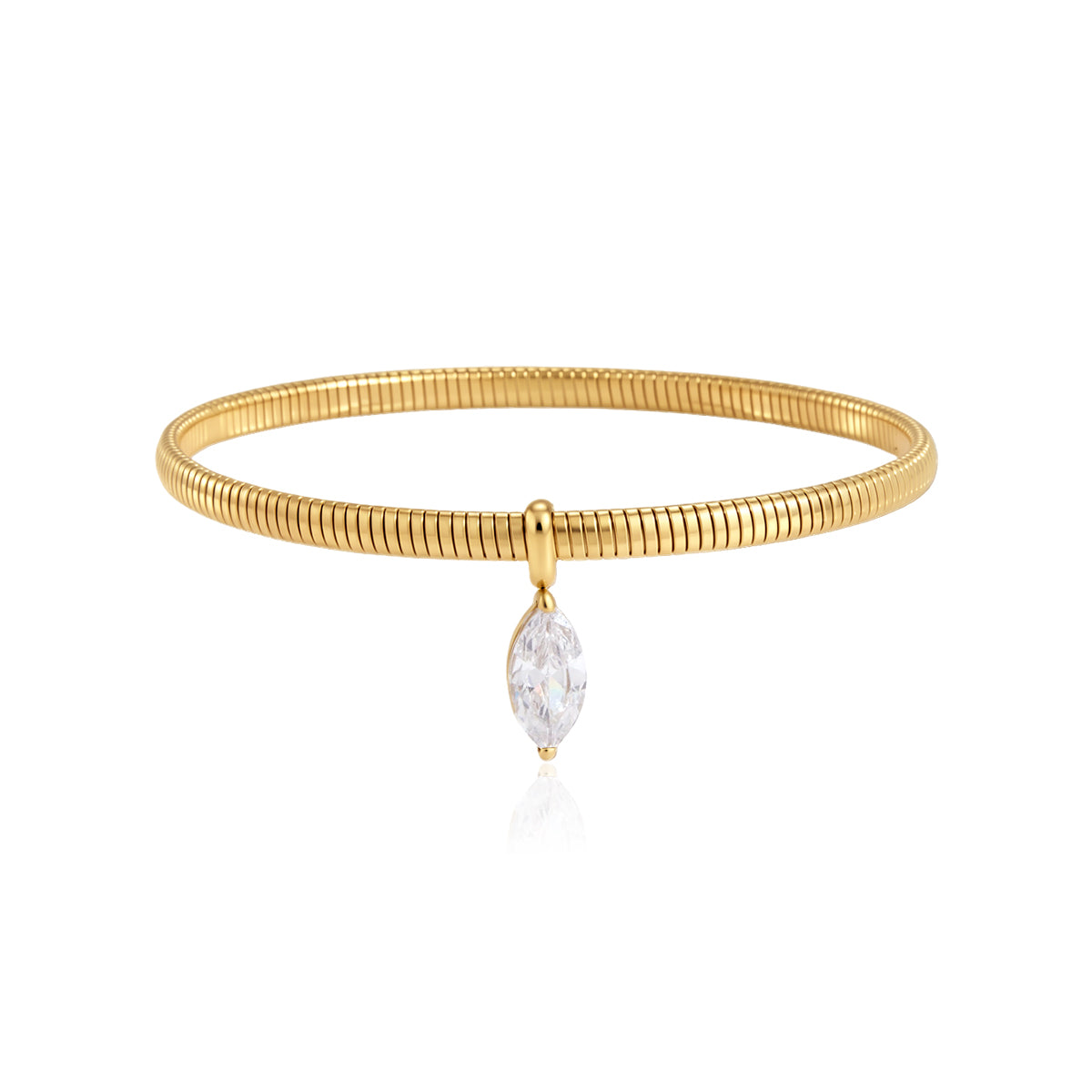 Zircon Pendant Snake Bracelet