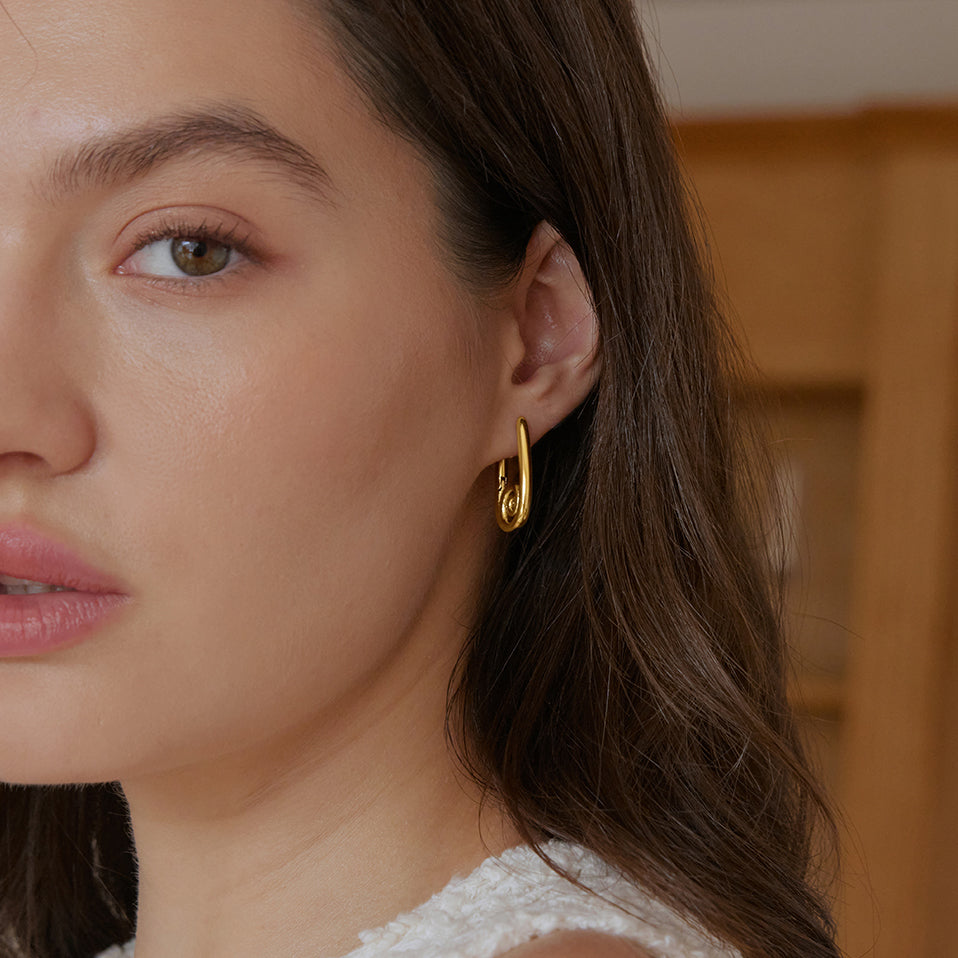 Minimalist Huggie Hoop Earrings