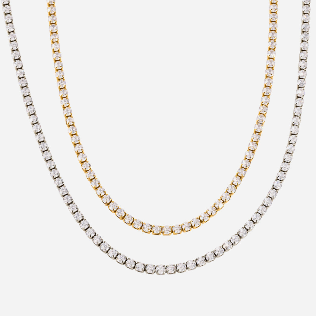 Classic Tennis Chain Necklace