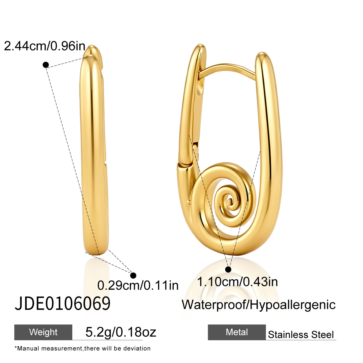 Minimalist Huggie Hoop Earrings