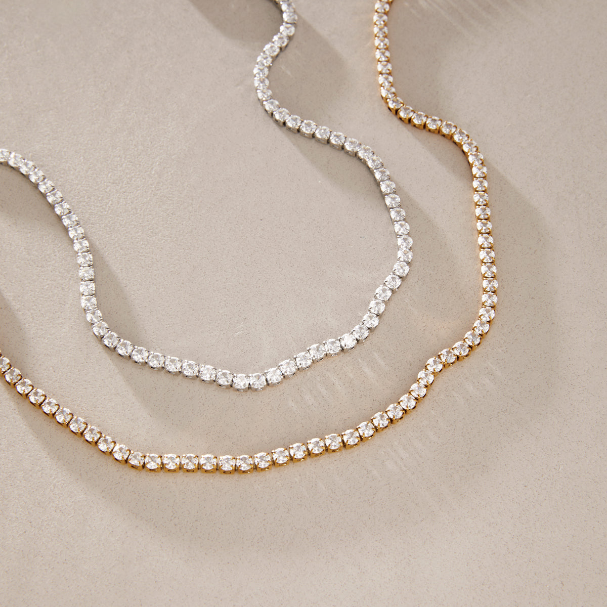 Classic Tennis Chain Necklace