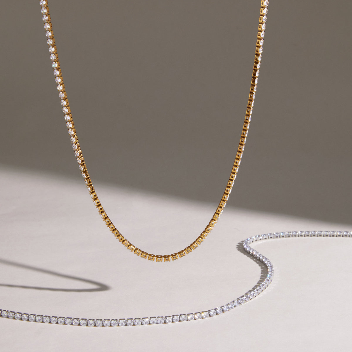 Classic Tennis Chain Necklace