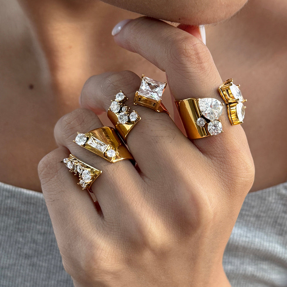 Minimalist Women Open Ring