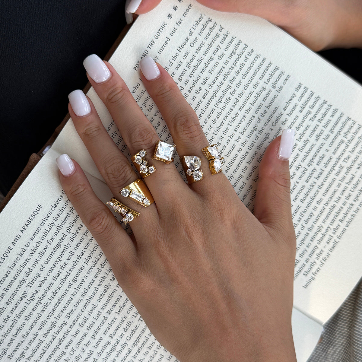 Minimalist Women Open Ring