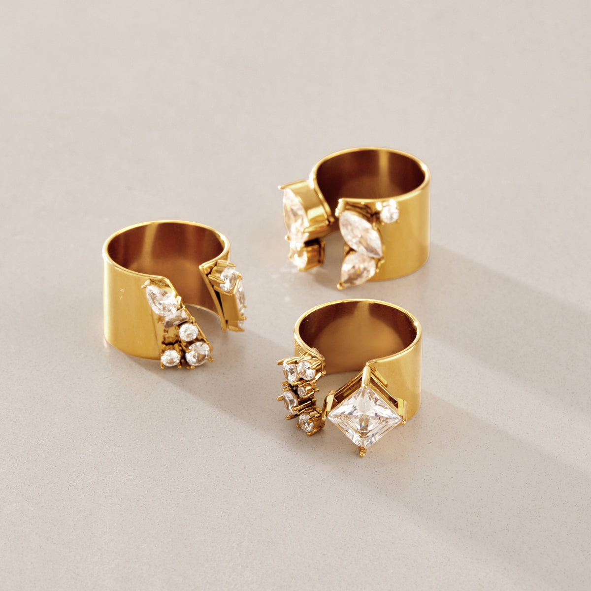 Minimalist Women Open Ring