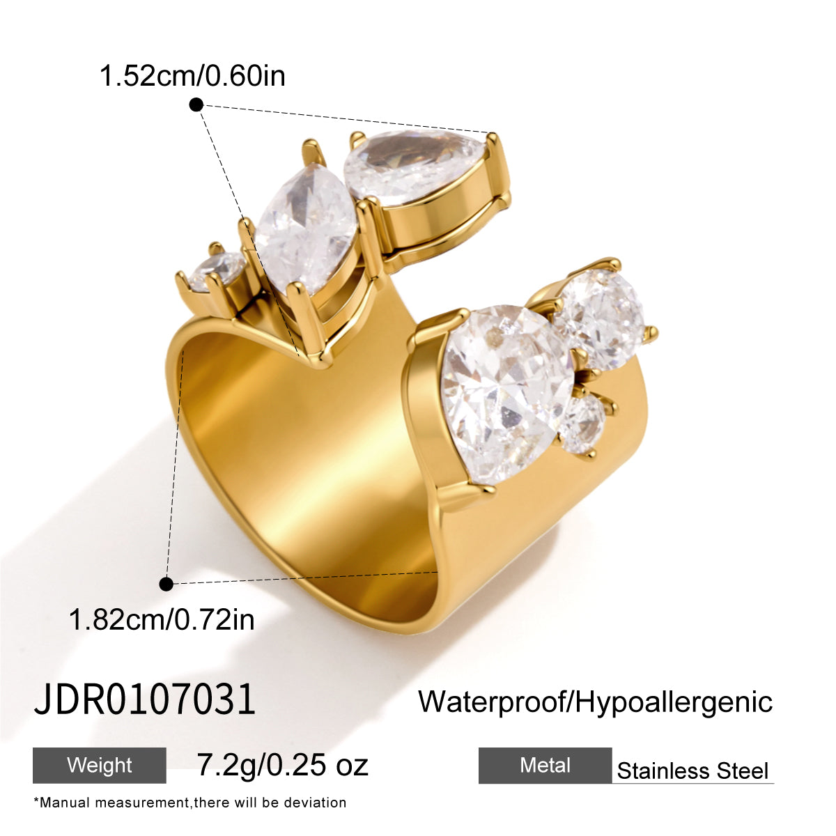 Minimalist Women Open Ring