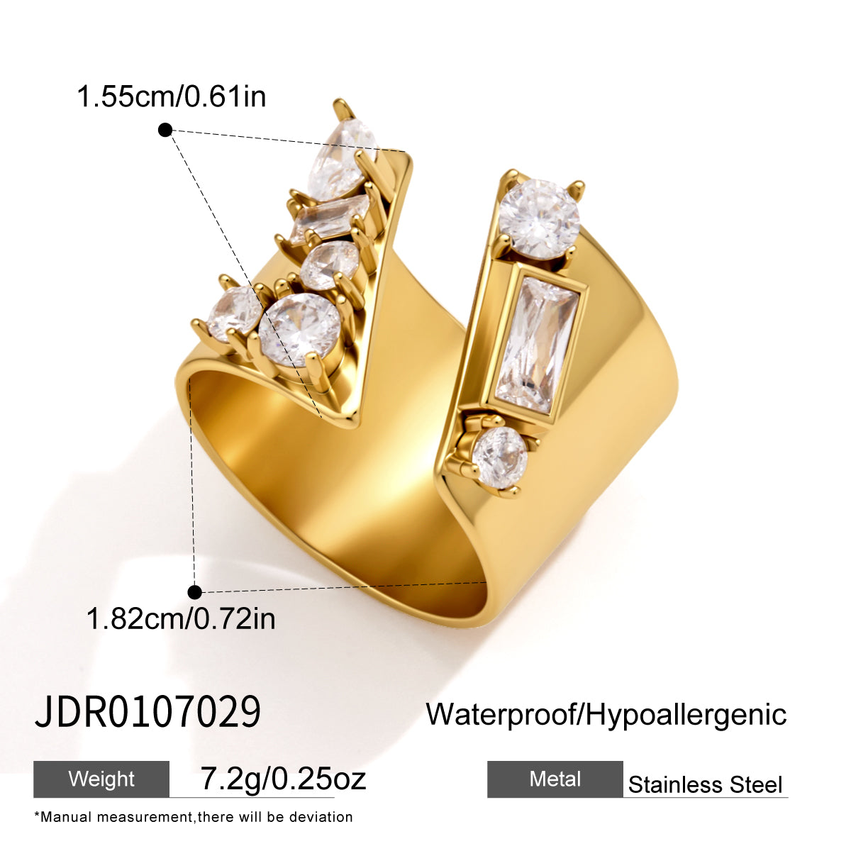 Minimalist Women Open Ring