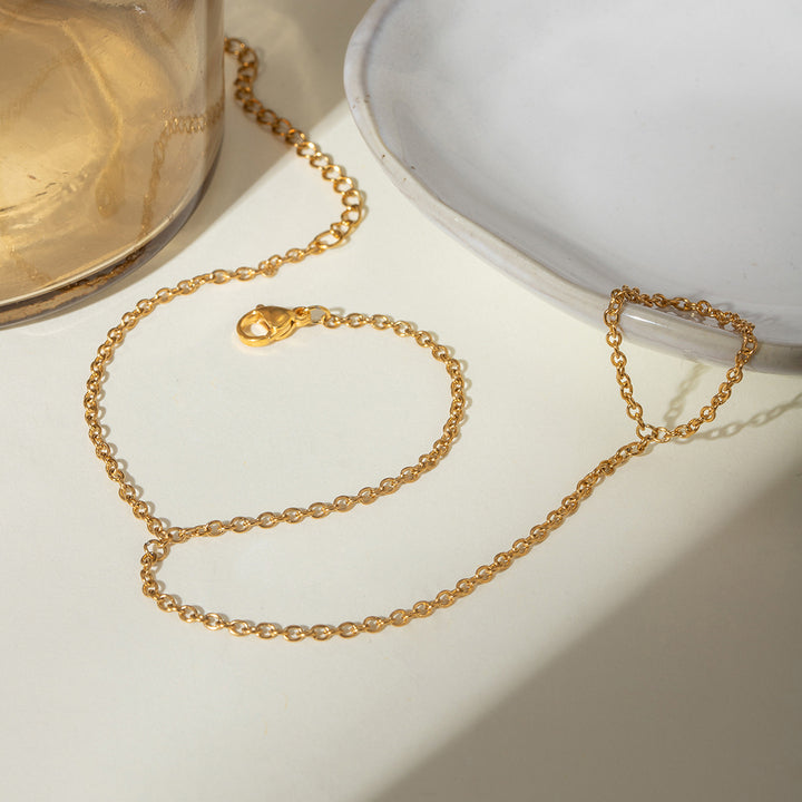 J&D Fashion Jewelry 18K Gold Plated Stainless Steel Channel Cubic Zircon Finger Bracelet Hand Chain