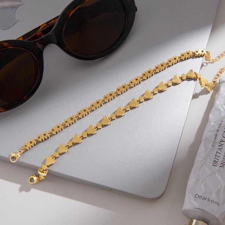 J&D Geometric Clear Zircon Luxury Tennis Bracelet Stacking Fashion Jewelry Daily Wearing