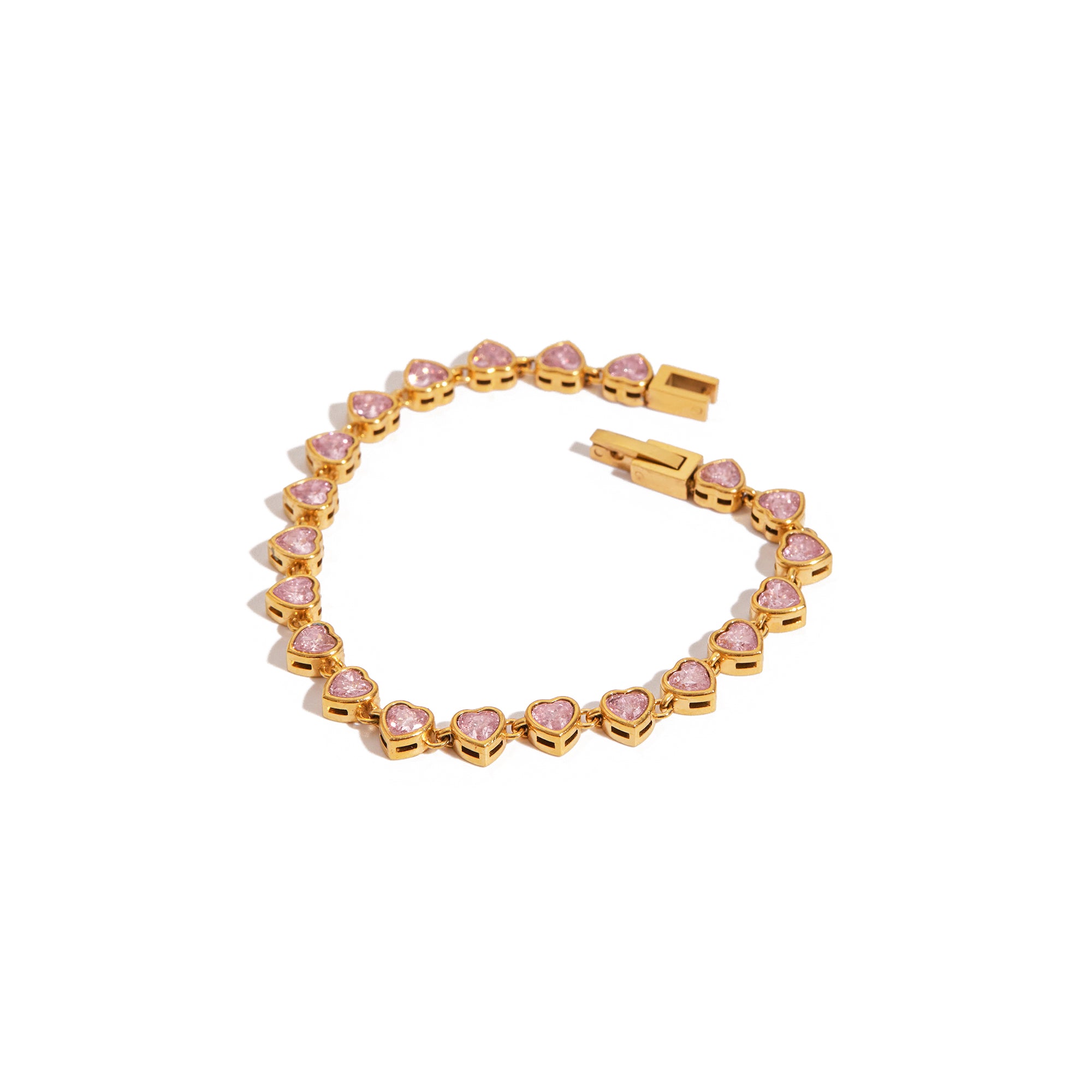 Geometric Waterdrop Zircon Luxury Tennis Chain Bracelet Party Prom Wearing