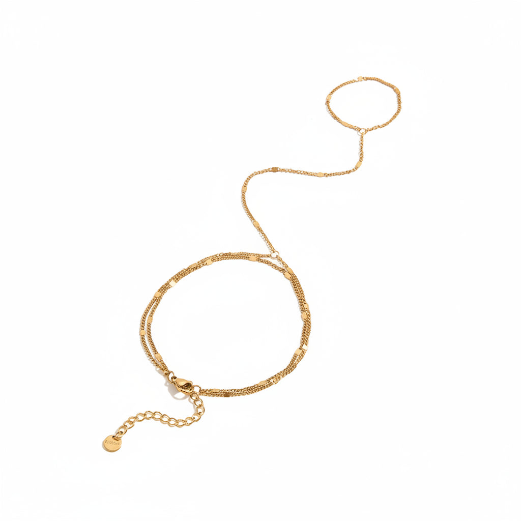 Trendy Elegant 18K Gold Plated White Zircon Oval Tennis Chain Bracelet Stackable Tennis Bracelet Adjustable Fashion Jewelry
