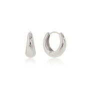 Fashion 14k Hoop Earring Gold Plated Stainless Steel Classic Hollow Chunky Hoop Earring