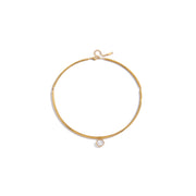 Classic Chic 18K Gold Stainless Steel Necklace White Various Shapes Zircon Pendant Necklaces