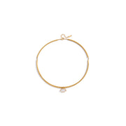 Classic Chic 18K Gold Stainless Steel Necklace White Various Shapes Zircon Pendant Necklaces